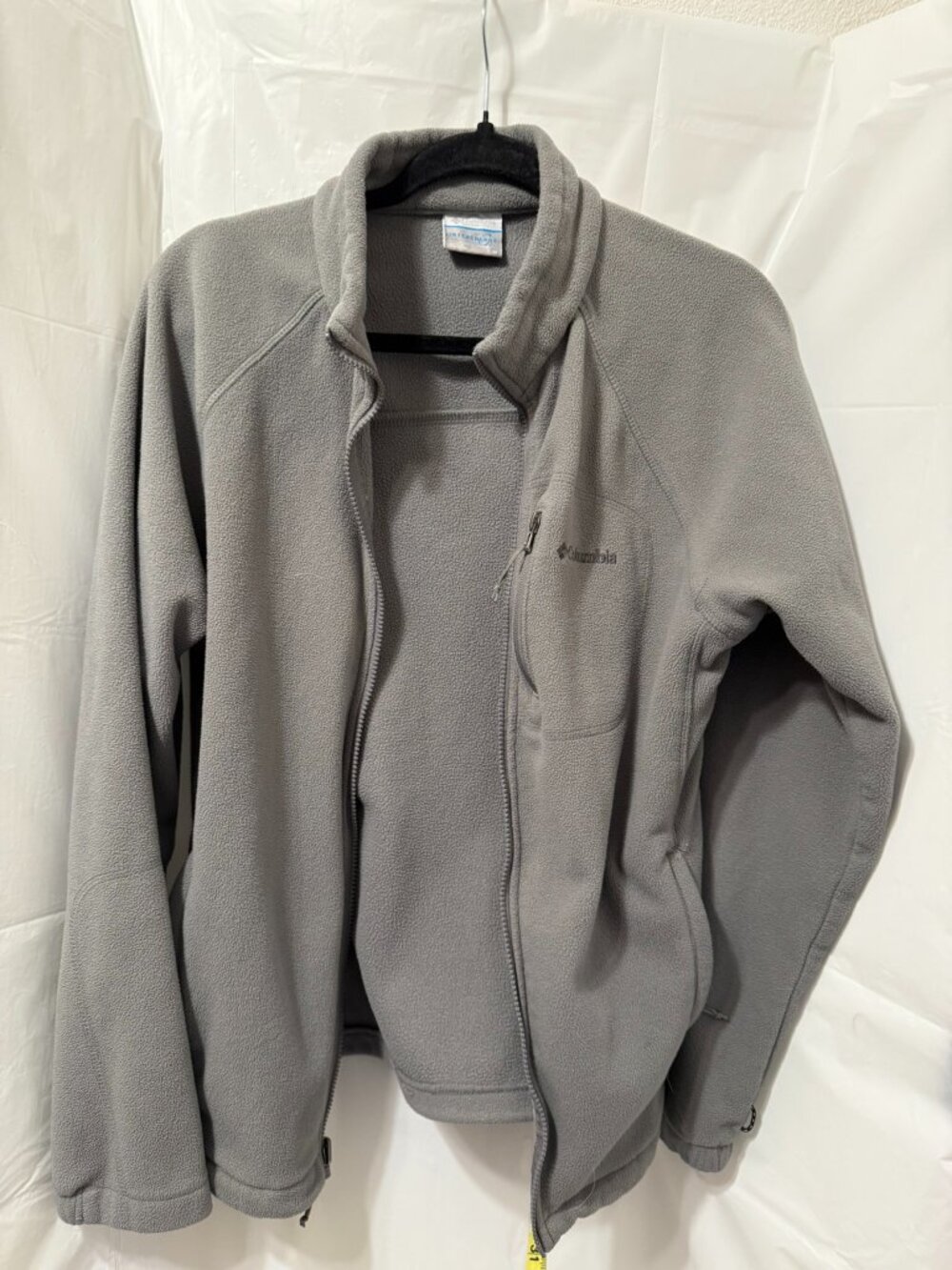 Columbia Interchange Grey Full Zip Fleece Jacket Men's M